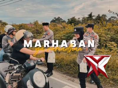 Polres Sambas Gelar Pembagian Takjil Bersama Mahasiswa