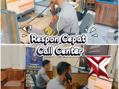 Penanganan Laporan adanya Kegiatan " Trek - trekan " di simpang Desa Tukad Mungga #110