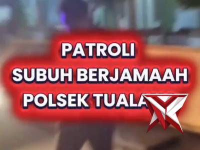 Patroli Subuh Polsek Tualang