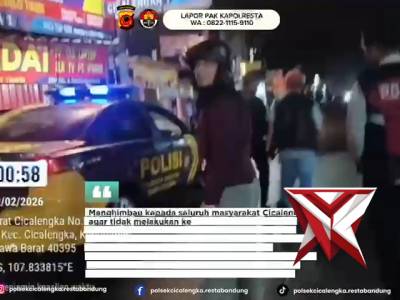 Polsek Cicalengka melaksanakan kegiatan himbauan kepada warga - PoliceTube