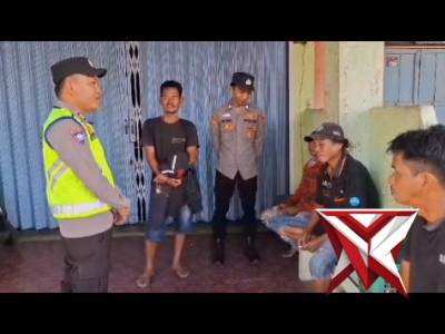 Polsek kota agung memberikan himbauan agar jangan melaksanakan praktek premanisme / pungli . - PoliceTube