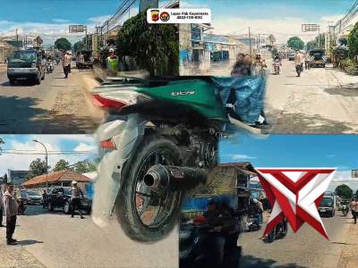 RAZIA KNALPOT BRONG - PoliceTube