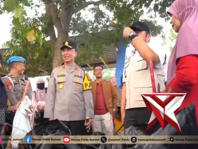 Polda Sumsel Gelar Program Belida di Kabupaten Ogan Ilir Dukung Gerakan Indonesia Asri - PoliceTube