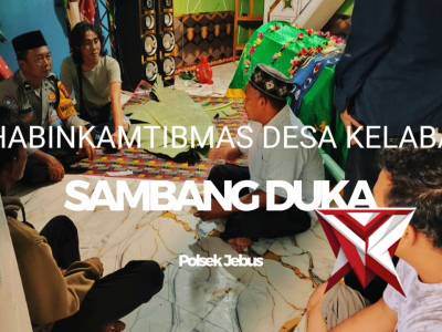 Sambang Duka Polsek Jebus - PoliceTube