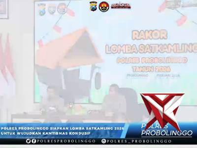 Polres Probolinggo menggelar rapat persiapan pelaksanaan Lomba Satkamling - PoliceTube