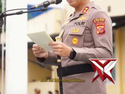 Cimahi AKBP Niko N Adiputra, S.H., S.I.K., M.H menjadi inspektur Upacara dalam kegiatan Upacara Kena - PoliceTube