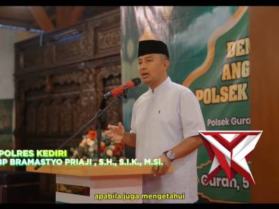 Kapolres Kediri Gelar Buka Puasa Bersama Jajaran Polsek Zona 4 dan Santuni Anak Yatim