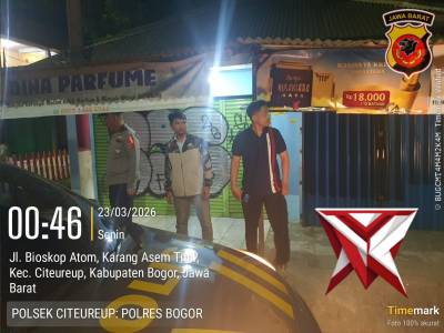 Ipda Jajang Jatnika Pimpin Pelayanan Publik, Apel, Patroli dan KRYD
?