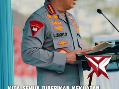 Polri bersama buruh dan ojol menjaga bumi sriwijaya