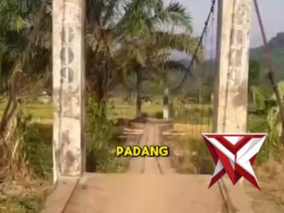 Jembatan Merah Putih di Wilkum Polres OKU Selatan