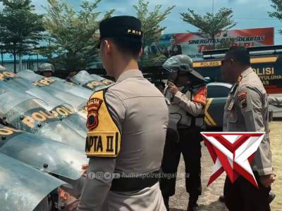 Asistensi Ditsamapta Polda Jateng di Polres Tegal Kota