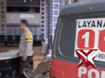 AKP Hyudi silaturahmi dan sambang Tokoh Agama Pengasuh Ponpes Bhiharu Bahri Desa Sananrejo Kec Turen