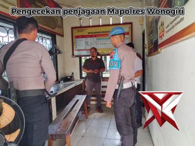 Subbidpaminal Bidpropam Polda Jateng Melaksanakan Mitigasi di Polres Wonogiri