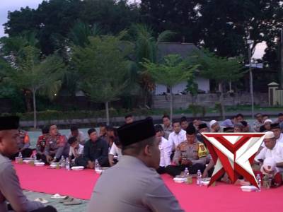 Buka puasa bersama keluarga besar polres oki hadir