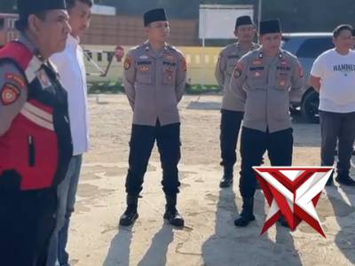 Apel pagi & pengecekan perlengkapan dalam rangka ops ketupat