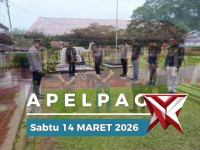 Polsek pampangan, APEL PAGI