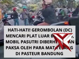 POLRESTABES BANDUNG BERSAMA POLSEK CICENDO MENANGKAP PARA PELAKU PEMAKSAAN TERHADAP PENGENDARA