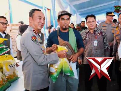 Lebaran Makin Tenang! Irjen Pol Sandi Nugroho Pimpin Langsung Gerakan Pangan Murah