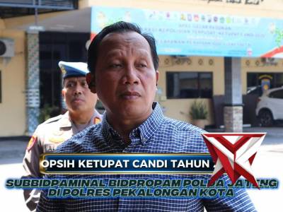 Opsih Ketupat Candi Tahun 2026 Subbidpaminal Bidpropam Polda Jateng Di Polres Pekalongan Kota