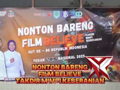 Kapolres Probolinggo Kota Nonton Bareng Film Believe bersama Forkopimda