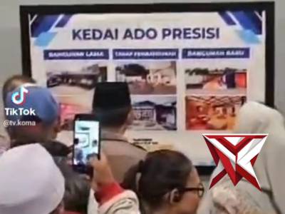 Kapolri Sambangi kedai ado Presisi Polda Sumsel