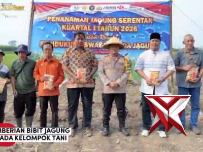 Tanam Raya Jagung Kuartal 1 Tahun 2026 Polres Probolinggo