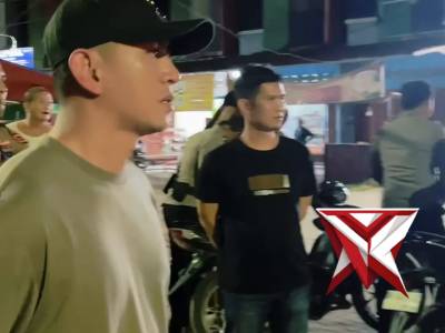 Polres Sarolangun Melaksanakan Penindakan Balap Liar Di Jalan Lintas sumatera Kota Sarolangun