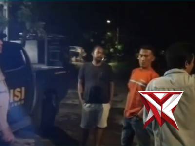 Polsek Ajung &ndash; Kanit Samapta Laksanakan Patroli Antisipasi 3C pada Senin Dini Hari