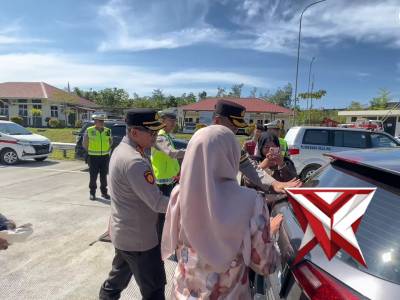 *Kapolresta Bengkulu Dampingi Kapolda Bengkulu Cek Kesiapan Pos Pengamanan Operasi Ketupat di Tol da