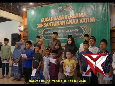 Buka Bersama Rayon 2, Polres Kediri Pererat Kebersamaan di Bulan Ramadan  Kapolres Kediri AKBP Brama