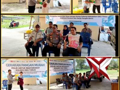 jaga stabilitas harga pangan polsek martapura gelar gerakan pangan murah untuk masyarakat