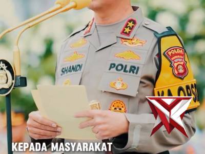 Apel hari pertama di Mapolda Sumsel