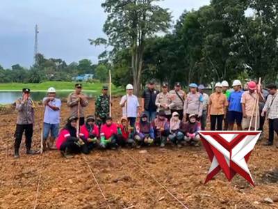 Giat penanaman jagung serentak kuartal 1 2026 Polsek Rawas Ilir