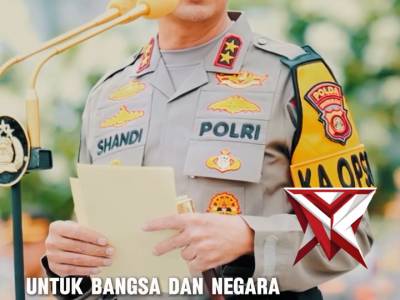 Apel Pagi Pertama di Polda Sumsel Setelah Hari Raya Idul Fitri