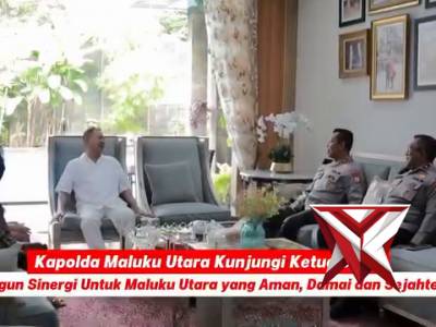 KAPOLDA MALUKU UTARA KUNJUNGI KETUA DPRD BANGUN SINERGI UNTUK MALUKU UTARA YANG AMAN DAMAI DAN SEJAH
