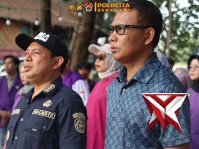 Bapak Wali Kota dan Bapak Kapolresta Bengkulu Hadiri Pembukaan Pasar Seni dan Street Mural 3D STIA B