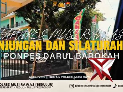 Silaturahmi untuk mempererat ukhuwah ??