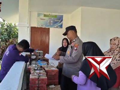 POLSEK DAIK MELAKSANAKAN PENGAWASAN PENDISTRIBUSIAN