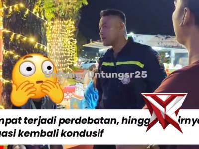 Dinilai memaksa, Pengamen dan pengunjung Belungguk Point nyaris baku hantam pada Kamis (19/3) Malam. - PoliceTube