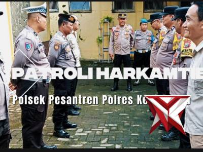 PATROLI HARKAMTIBMAS POLSEK PESANTREN POLRES KEDIRI KOTA
