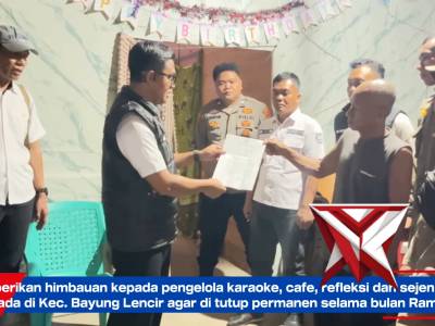 Polsek Bayung Lencir Memberikan Imbauan di Bulan Suci Ramadhan