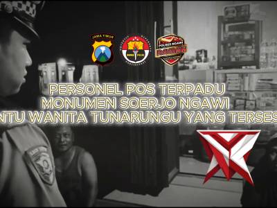 Pers Pos Pam Monumen membantu warga tunarungu yang tersesat