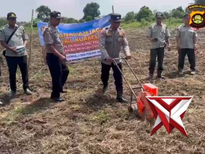 Tanam jagung serentak Polres Ogan ilir