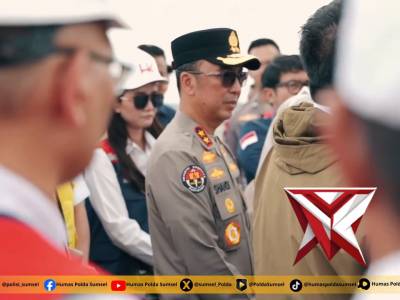 Kapolda Sumsel Melaksanakan Pengecekan Jalur Tol Kapal Betung