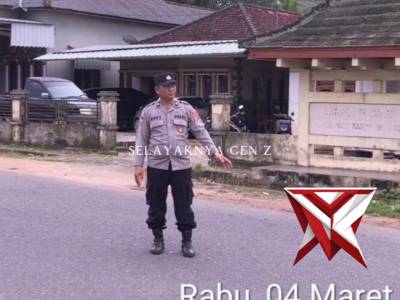 Melaksanakan strong poin pagi