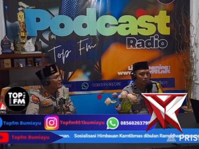 podcast Kapolsek Paguyangan berikan himbauan dan pesan-pesan Kamtibmas selama bulan ramadha
