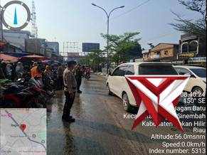 patroli C3 dan pengamanan spbu oleh polsek bagan sinembah