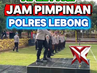 APEL PAGI JAM PIMPINAN POLRES LEBONG