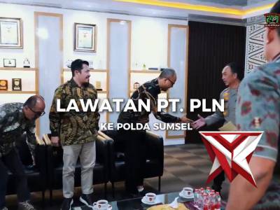 KAPOLDA SUMSEL MENERIMA AUDENSI DARI JAJARAN PLN SUMBAGSEL