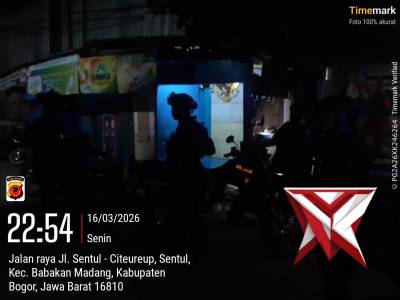 Merespon aduan melalui Operator 110 adanya Peredaran Minuman keras 
?